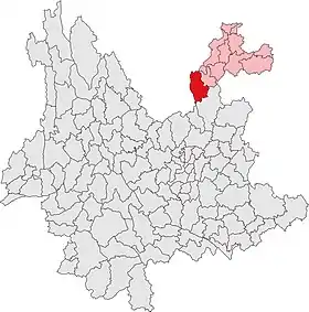 Localisation de Qiǎojiā Xiàn