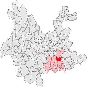 Localisation de Kāiyuǎn