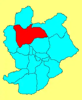 Localisation de Zhāngběi Xiàn