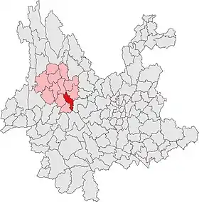 Localisation de Mídù Xiàn