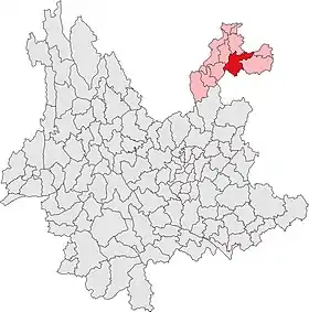 Localisation de Yíliáng Xiàn