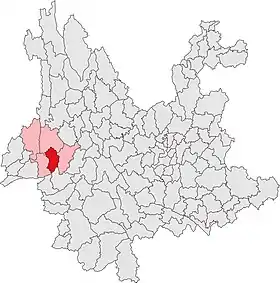 Localisation de Shīdiàn Xiàn