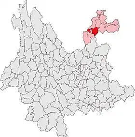 Localisation de Zhāoyáng Qū
