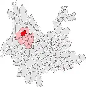 Localisation de Ěryuán Xiàn