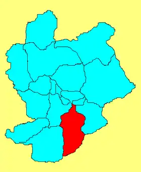 Localisation de Zhuōlù Xiàn