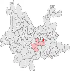 Localisation de Chéngjiāng Xiàn