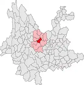 Localisation de Móudìng Xiàn