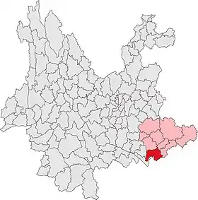 Localisation de Mǎguān Xiàn