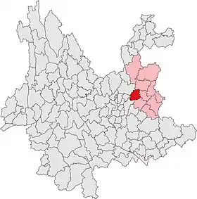 Localisation de Mǎlóng Xiàn