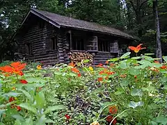 Maison en rondins japonaise