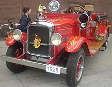 A 1928 American LaFrance fire truck from Ottawa.