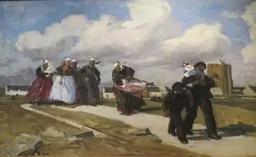 Coup de vent (1902), Moscou, musée Pouchkine.