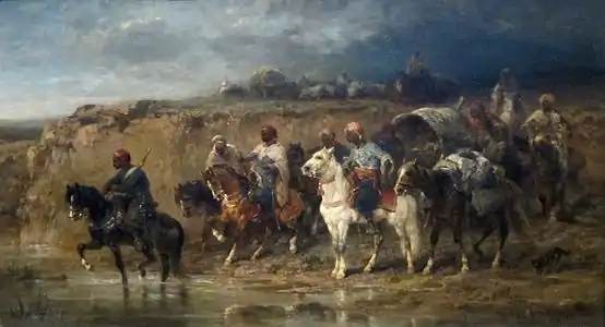 Caravane arabe (vers 1860), Dayton Art Institute.