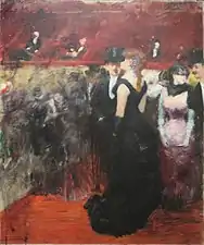 Bal à l'Opéra de Paris (vers 1880), Moscou, musée des beaux-arts Pouchkine.