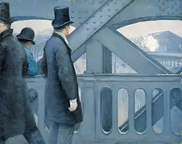 Gustave Caillebotte, Sur le pont de l’Europe, 1876-1877