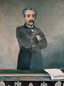 Georges Clemenceau par Édouard Manet, 1879-1880, Musée d'Art Kimbell, Fort Worth, Texas, États-Unis.