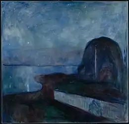 Nuit étoilée(Munch, 1893).