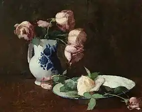 Still Life, Roses, vers 1895