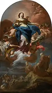 Immaculée conception avec le prophète Elie1740-1741, Vente Sotheby's 2017