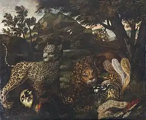 Le Royaume de la sorcière Circé (vers 1630), Angelo Caroselli, huile sur toile, 60,5 × 74 cm, Ottocento Art Gallery