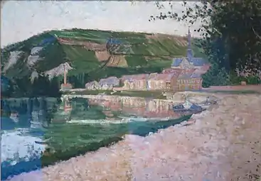 La Seine aux Andelys.Paul Signac.