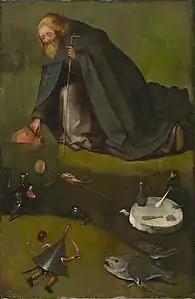 Jérôme Bosch, La Tentation de saint Antoine, vers 1500-1510.