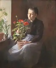 Woman with Geraniums, sans date, Cincinnati Art Museum