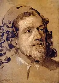 Portrait de l'architecte Inigo Jones - Antoine van Dyck