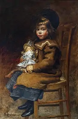 La première poupée(1903) par Marthe Boyer-Breton