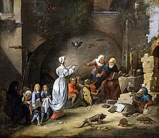 La Tentation de Saint Antoine, huile sur panneau, Musée des Beaux-Arts d'Agen
