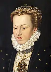 Portrait d'Elisabeth d'Autriche - François Clouet