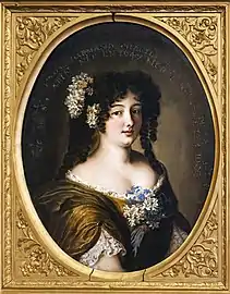 Portrait de Diane-Gabrielle de Thianges-Mancini Jacob Ferdinand Voet