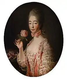 Portrait de Joséphine de Savoie, comtesse de Provence - François-Hubert Drouais