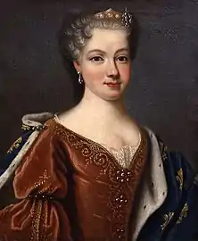Portrait de Marie Lesczynska jeune Jean-Baptiste van Loo