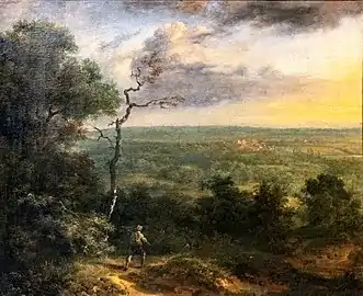 Vues de Sceaux, prise du bois d'Aulnay, au-dessus de la sablière, Achille-Etna Michallon