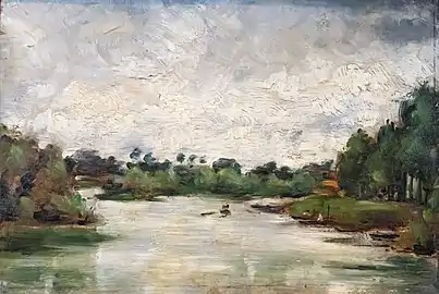 Bords de la Garonne, Henri Rachou