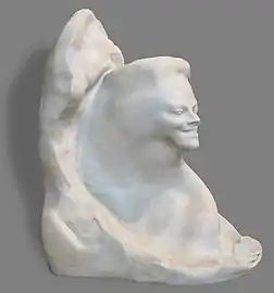 Buste de Jane Avril sur une vague, Antoine Bourdelle (1898)