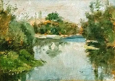 Céleyran, au bord de la rivière