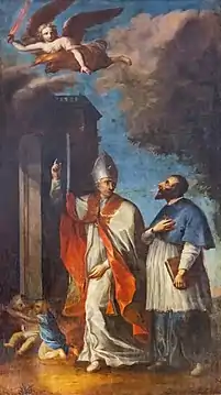 La prophétie de saint Salvi sur la maison de Chilpéric,  collégiale Saint-Salvi.