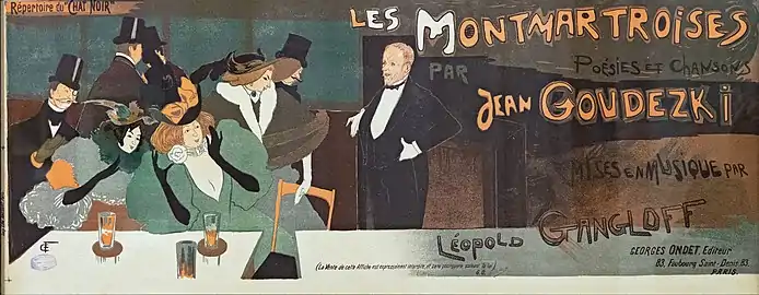 La Comédie pour Les Montmartrois de Jean Goudezki et Léopold Gangloff (1891).