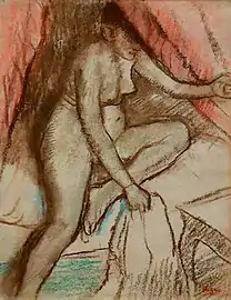 Degas, Le Coucher