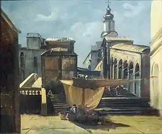 Les escaliers du pont du Rialto, Jules-Romain Joyant