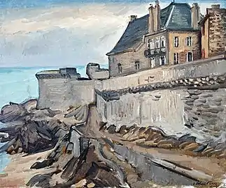 Les Remparts de Saint-Malo (1935), Albi, musée Toulouse-Lautrec.
