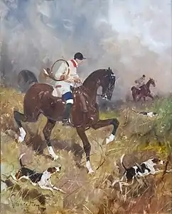 Cavalier de chasse à courre 1892, musée Toulouse-Lautrec.
