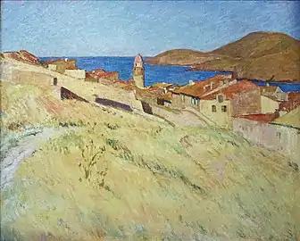 Paysage de Collioure, Daniel de Monfreid