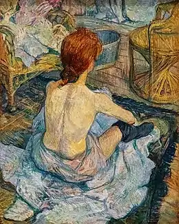 Rousse (La Toilette) (1889), huile sur toile (45 × 54 cm), musée d'Orsay.