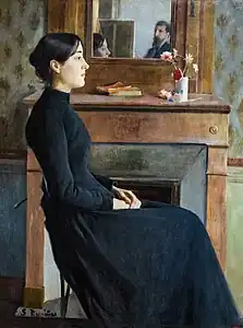 Figure féminine, 1894, Barcelone, musée national d'Art de Catalogne.