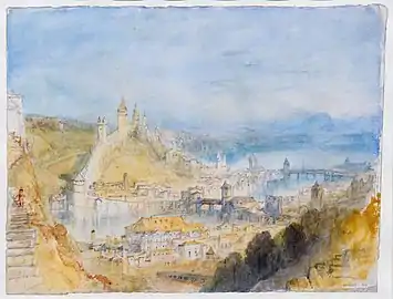 Lucerne from the WallsWilliam Turner, 1841Tate Britain