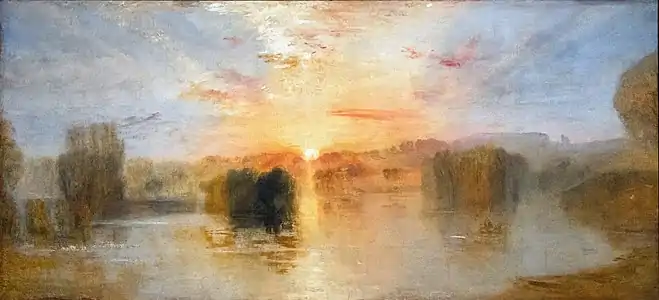 Le Lac, Petworth, Coucher De Soleil - William Turner - Tate Britain
