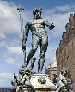 La Fontaine de Neptune à Bologne